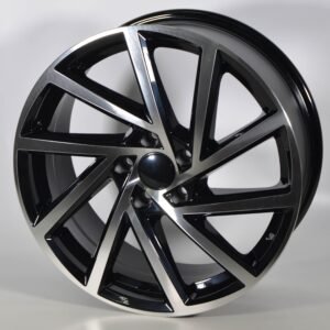Juego de 4 llantas Golf R Turbina Black-Metal 18