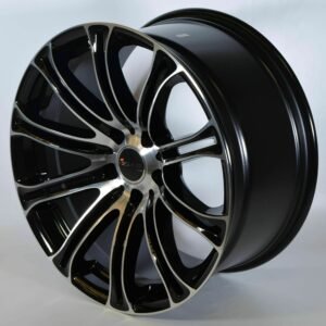 Juego de 4 llantas Avus M5 Black 18