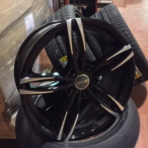 Juego de 4 llantas Avus M400 Black-Metal 18