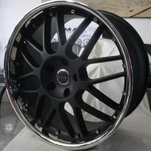 Juego de 4 llantas Original Avus Force Black 22