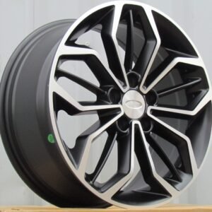 Juego de 4 llantas Santa Monica Black metal 18