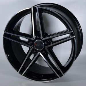 Juego de 4 llantas Ac515 Black-Metal 19