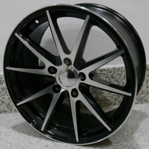 Juego de 4 llantas B36 M Black Metal 18