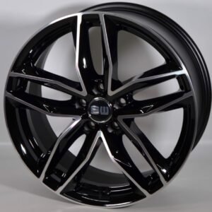 Juego de 4 llantas Rs600 Black-Metal 18