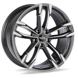 Juego de 4 llantas M600 Grey-Metal 18