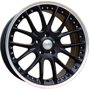 Juego de 4 LLANTAS PARA Style Bb System Black-Metal 18