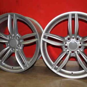 Juego de 4 llantas m351 8,5 y 9,5 19 pulgadas plata