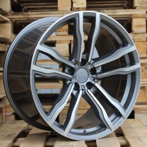 Juego de 4 llantas Bmw X66 Grey metal 21X10,5 Y 21X115