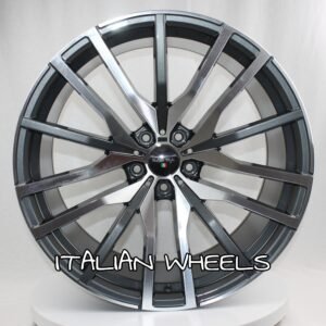 Juego de 4 llantas Bmw X522 10x22 y 11x22 Grey Metal