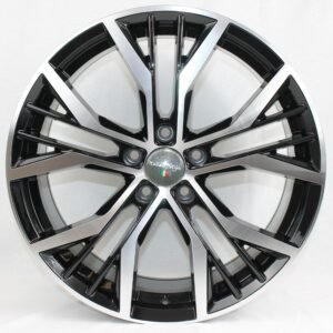 Kit de 4 llantas volkswagen gti 18 black metal y neumáticos 225/40r18