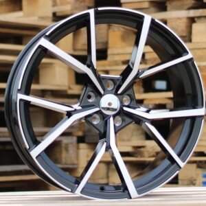 Juego de 4 llantas volkswagen 762 Black metal 19