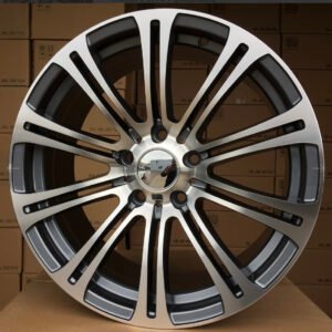 Juego de 4 llantas bmw m30 17 grey metal