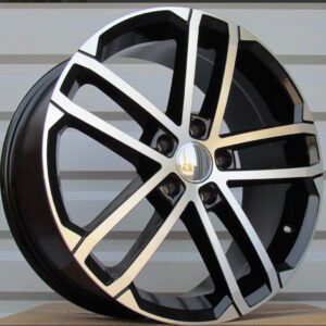 Juego de 4 llantas Volkswaguen gtd black metal 17