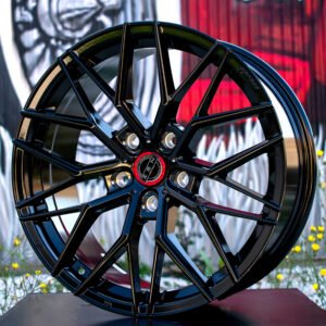 Juego de 4 llantas bmw forza rs black 18x8