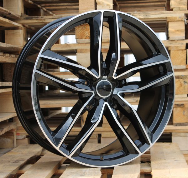 JUEGO DE 4 LLANTAS AUDI RS6X 18 BLACK METAL