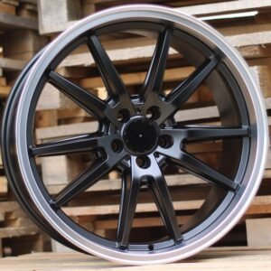 JUEGO DE 4 LLANTAS MERCEDES AM4222 20 BLACK LIP METAL