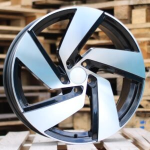 JUEGO DE 4 LLANTAS VW4238 18 BLACK METAL