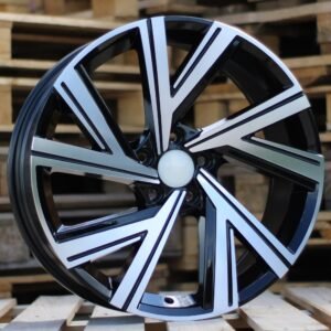 JUEGO DE 4 LLANTAS VW4240 18 BLACK METAL