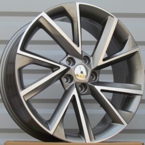 JUEGO DE 4 LLANTAS SKODA K4286 18 GREY METAL