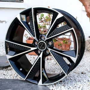 JUEGO DE 4 LLANTAS AUDI RS70 BLACK METAL 19