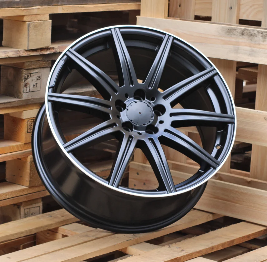 JUEGO DE 4 LLANTAS PARA 19 MERCEDES 5224 BLACK METAL