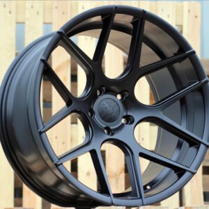 JUEGO DE 4 LLANTAS HAXER HX0 18X9 ET20 + 18X10 ET15 BLACK GLOSS