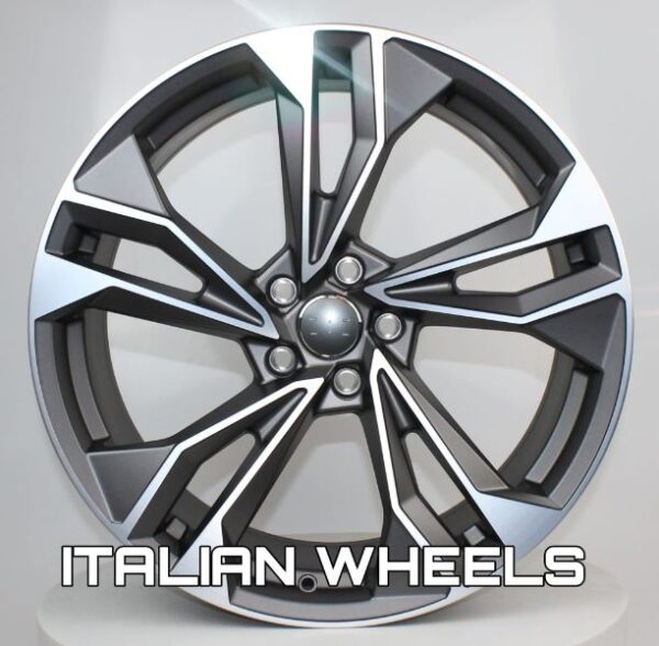 JUEGO DE 4 LLANTAS AUDI RS11 18 GREY METAL