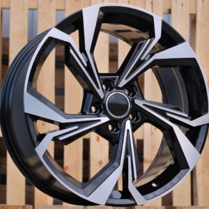 JUEGO DE 4 LLANTAS AUDI RS196 18 BLACK METAL