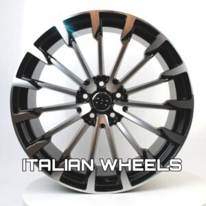 JUEGO DE 4 LLANTAS AUDI RSX12 20 BLACK METAL