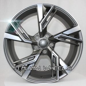 JUEGO DE 4 LLANTAS AUDI RSG6 18 GREY METAL