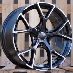 JUEGO DE 4 LLANTAS AUDI 8821 18 BLACK METAL