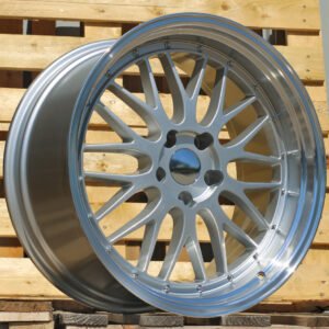 JUEGO DE 4 LLANTAS BMW BBST 19X8,5 ET33 SILVER POLISHED LIP
