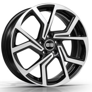 LLANTA VW ELITE 5X112 19X8 ET50 BLACK METAL