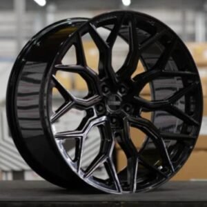 JUEGO DE 4 LLANTAS VOSS AM099 20X9 ET30+20X10 ET40 BLACK