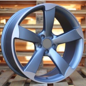 JUEGO DE 4 LLANTAS AUDI RS 18X8 ET35 5-100 GREY METAL