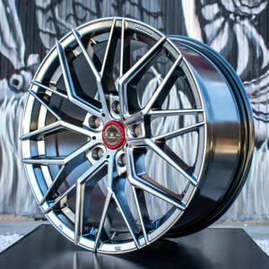 JUEGO DE 4 LLANTAS FORZA RS 18X8 ET40 HYPERBLACK