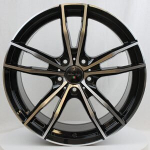 KIT DE 4 LLANTAS BMW M3G0 19X8+19X9 5X112 BLACK METAL + NEUMATICOS 225/40R19 Y 255/35R19 TRACMAX + 4TPB