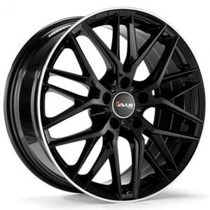 JUEGO DE 4 LLANTAS AVUS SP6 17X7,5 ET47 5X112 BLACK LIP METAL