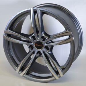 LLANTA AVUS ACM 18X8 ET43 5X120 PULIDA Y ANTRACITA
