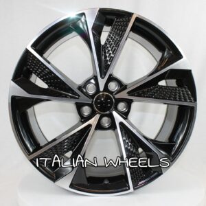 JUEGO DE 4 LLANTAS AUDI RS78 10 BLACK METAL