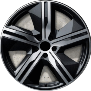 JUEGO DE 4 LLANTAS PORSCHE MCT5625 22X9 + 22X11 5X112 BLACK METAL
