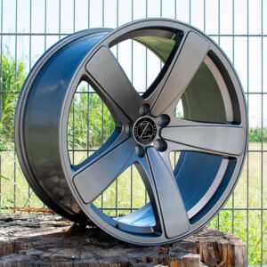 JUEGO DE 4 LLANTAS PORSCHE TURBO T5 21 GUN METAL