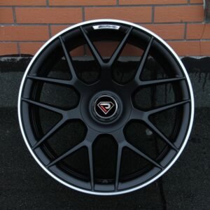 JUEGO DE 4 LLANTAS MERCEDES AMT24 22 BLACK  METAL