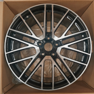 JUEGO DE 4 LLANTAS PORSCHE TURBO T6 21 BLACK METAL