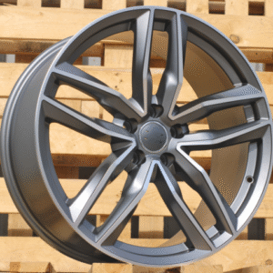 JUEGO DE 4 LLANTAS AUDI RS67 20X9 ET33 66.6 GREY METAL