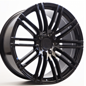 JUEGO DE 4 LLANTAS PORSCHE TURBO11 BLACK GLOSS 22X10
