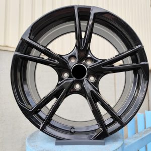 KIT DE 4 LLANTAS AUDI Q795 19 BLACK Y NEUMATICOS 255/50R19 107 LANVIGATOR CATCH POWER