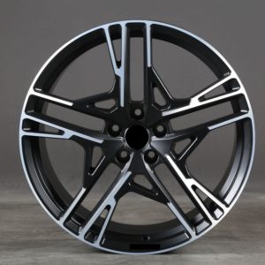 JUEGO DE 4 LLANTAS AUDI R8X 18X8 5X100 BLACK METAL + 4TP