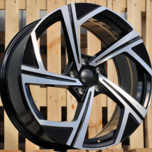 JUEGO DE 4 LLANTAS VW 8818 18 BLACK METAL + 4 TPLG
