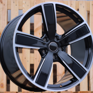 JUEGO DE 4 LLANTAS PORSCHE TURBO S76 21X9,5 ET46+21X11 ET58 BLACK METAL